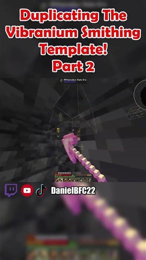 Duplicating The Vibranium Smithing Template! Part 2