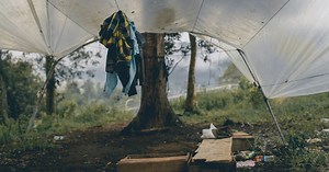 No laundromat while camping? Try this classic laundry solution