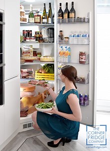 Corner Fridge - Full Height, Integrated, Stand Alone