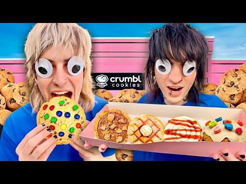 Trying Crumbl Cookies for the First Time