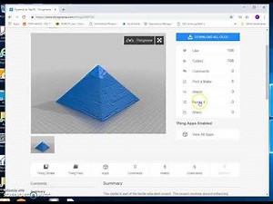 Setting up Thingiverse account