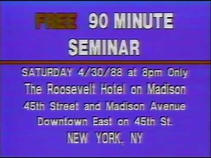 Secrets of Success infomercial (1988, most)