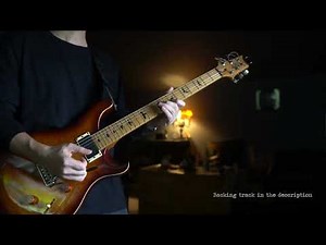 Slow blues backing track with a wannabe Jeff Beck-style guitar improvisation