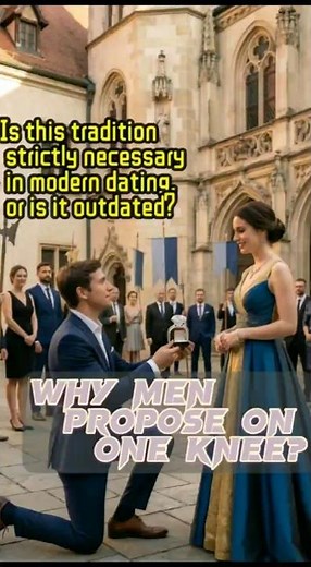 Why Men Propose on One Knee? 💍 (It’s Not What You Think!) #weddingtraditions #romance #youknow