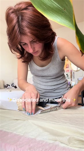 Lalalalala #fyp #handmadeclothes #sewingtiktok #craft