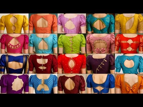👌💯Stunning Patch Work Blouse Back Neck Designs| Designer Patch Work Blouse Back Neck Designs 2026❤️|