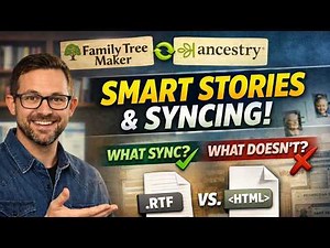Family Tree Maker Smart Stories & Ancestry Sync Explained | What Actually Syncs and What Doesn’t