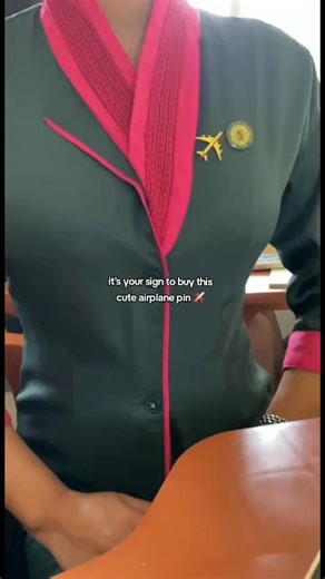 Adorable Airplane Pin for Travelers