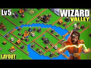 NEW BEST Base Layout for Wizard Valley lv.5!! + copy link (UPDATED)
