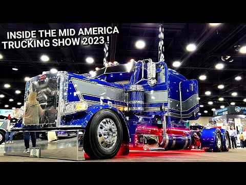 MID AMERICA TRUCKING SHOW 2023 !! INDOOR SHOW TRUCK , CLASSIC TRUCKS AND MUCH MORE !!