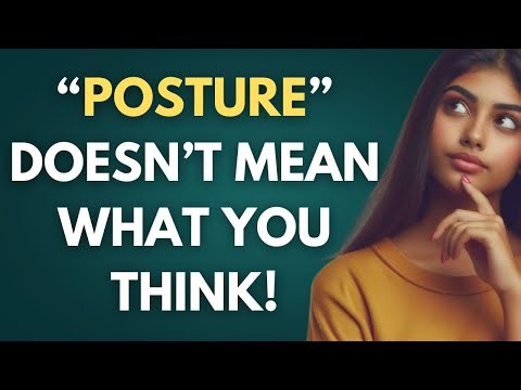 POSTURE Doesn’t Mean What You Think! | Boost Your English and Confidence