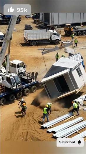 Crane Accident: The Fall of the Prefab House”