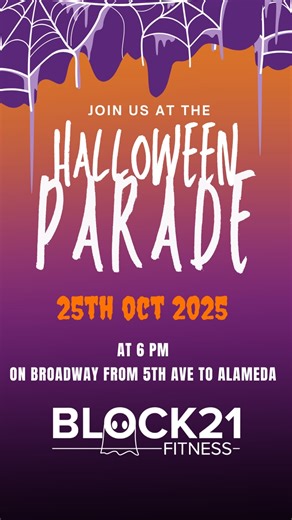 BLOCK21 Fitness on Instagram: "It’s your moment to dance like no one is watching...in front of 40,000 people! We’ll be dancing in the @broadwayhalloween Parade to our favorite B21 songs (think: regular Signature class led by Polly), so no need to know anything ahead of time. This event is open to anyone who is interested and free for all. When: Saturday, October 25th at 6pm (We’ll meet at 5pm for parade staging) Where: Meet in the Rita Bass Parking Lot of Denver Health. The parade happens on Bro