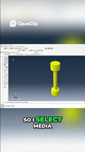 Medial Axis or Advance Sweep? Abaqus Meshing Explained! #Shorts