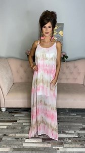 2K views · 45 reactions | Maxi dresses are so cute for beach pics and more!! Our Beautiful Chaos Tie Dye Dress is absolutely gorgeous and the muted tie dye makes this dress so unique!! Get yours now! polyester PRICE- 42 Sizing: small 0-4, medium 6-8, large 10-12 (Kaily is photographed wearing small) Fit: True to size with a relaxed fit length: 56 in partially lined To order: Comment Sold, Size Style #D13564 | InStyle Boutique | Facebook