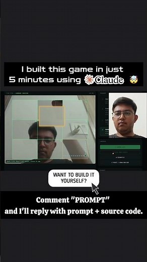 I Built This AI Hand Gesture Puzzle Game in 5 Minutes with Claude 🤯