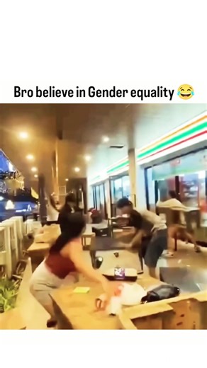 Bro believe in gender equality😂 #shorts #shortsfeed #memes #trending #couple #runninggag #newmemes