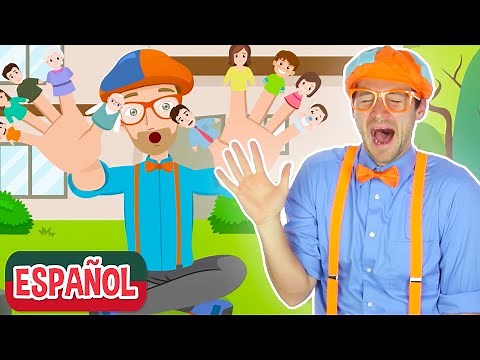 Blippi Español | La Canción de la Familia Dedo de Blippi - Canciones para niños | Videos Educativos