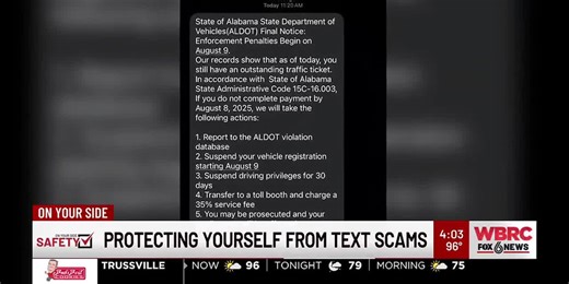 Protecting yourself from text scams