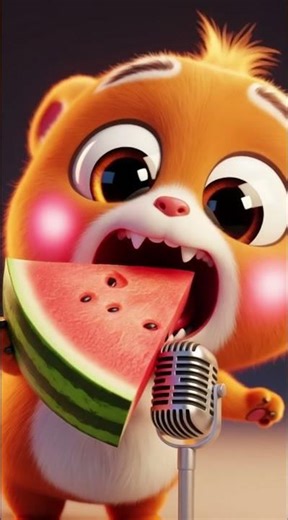 Watermelon ASMR #3danimation #cartoonshort