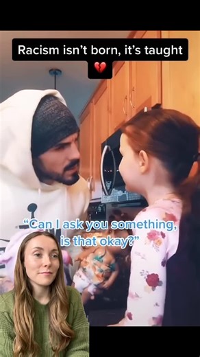 Dr. Shelby Kretz | Little Justice Leaders on Instagram: "Racism isn’t born, it’s learned 💔 (and we can teach kids a different way!) This does NOT mean that we don’t talk to kids about race and racism, but that we can be mindful of their natural tendency to accept all humans. Want to learn how to teach kids about social justice? Comment HUB to join our community of parents and educators who care ♥️"