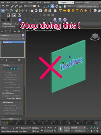 Stop Using Move Tool! Align Objects Perfectly in 3ds Max #shortvideo #3dsmax #tipsandtricks #3d