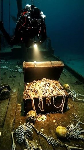 Sunken Treasure: A Scuba Diver Discovers a Pirate Ship Wreck 2025