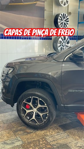 Jeep Compass 2026 Ferrari Red Brake Caliper Cover #shorts #jeep #compass #jeepcompass #project