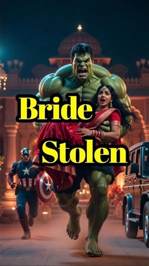 Hulk STOLE Captain's Bride 👰|hulk|Captain America #shorts #trending #youtubeshorts