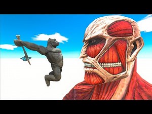 Mega Colossal Titan and Reach the Evolution Gate - Animal Revolt Battle Simulator
