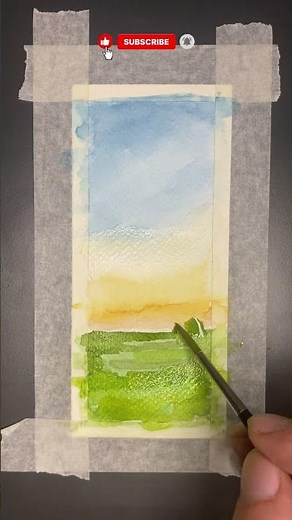 Watercolor Landscape Painting | Watch This Peaceful Scene Come to Life Step by Step