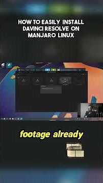 Unleash the Power of DaVinci Resolve on Manjaro Linux! 🚀