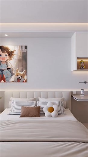 Small Bedroom, Big Comfort 🛏️✨ A cozy and practical design that makes every inch count for a warm and functional space 🌿💡 | Decoration Courses