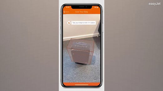 EasyJet launches new hand luggage scanning feature on its app