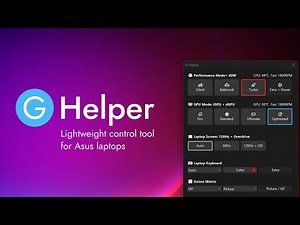 Tired of Armoury Crate? Here's the Better Option for ASUS Laptops! #ghelper #asus #asustuf