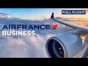 Air France A220 Business Class | Madrid to Paris | FULL FLIGHT 4K