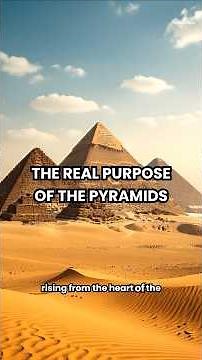 The Real Purpose of the Pyramids: Lost Knowledge & Human Ascension #pyramids #wisdom #energy #shorts