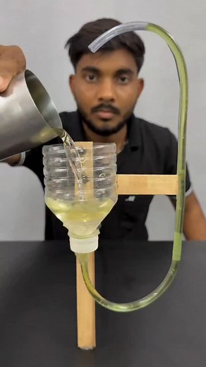 Fountain experiment 😱🔥. #experiment #science #viral #reel #diy #facts #tiktok | Hsexperiment335