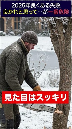 Trees and tasks that should not be cut down in 2025 [End of year summary] #shorts #gardener