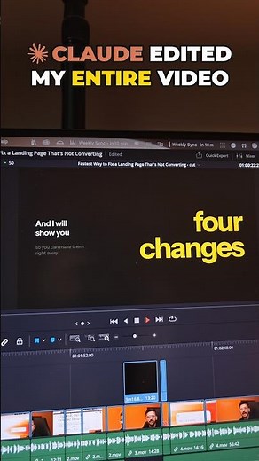 Claude Edited My Entire Video in DaVinci Resolve