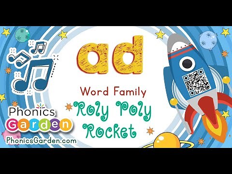 AD | Word Family | Roly-Poly Rocket | Phonics Garden