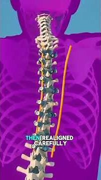 Curved Spine Surgery Explained –How Scoliosis is Treated!#SpineSurgery #Scoliosis #OrthopedicSurgery