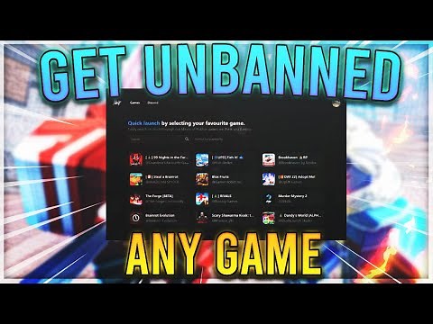 [2025] GET *UNBANNED* FROM ANY ROBLOX GAME (FREE)