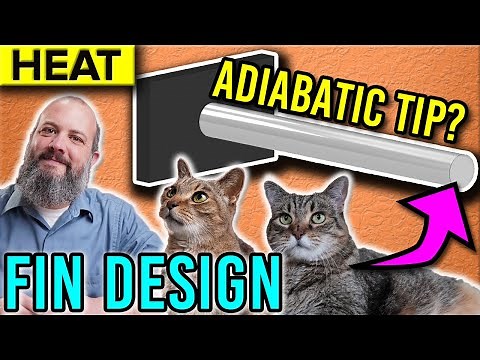 Heat Transfer through Extended Surfaces Fins - Infinite vs Insulated Tip