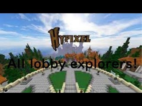 All lobby explorers | Hypixel Main Lobby