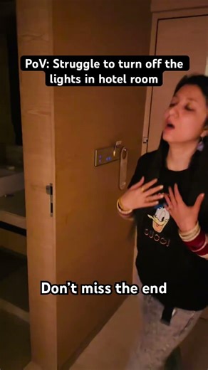 Turn off the lights in hotel room #funny #trending #hotelroom #viral #comedy #problem #relatable