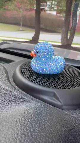 Mini Bedazzled Duck: Duck Dashboard Decoration - Etsy