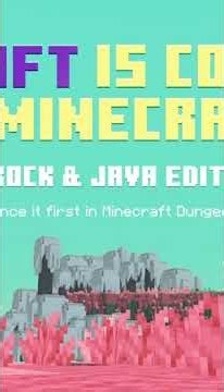 THE SIFT IS COMMING TO MINECRAFT IN MC LIVE #minecraft #minecraftlive #news #100kviews