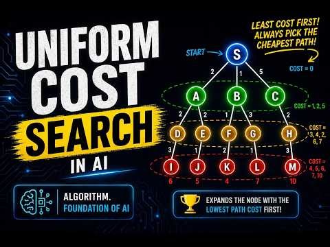 Introduction to Uniform Cost Search (UCS) in ಕನ್ನಡ | Artificial Intelligence