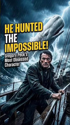 Gregory Peck's Most Intense Role Ever! | Moby Dick (1956) | #GregoryPeck
